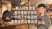 有人问生意宝是不是数字货币，一个开了十年店的老商家把这事说透