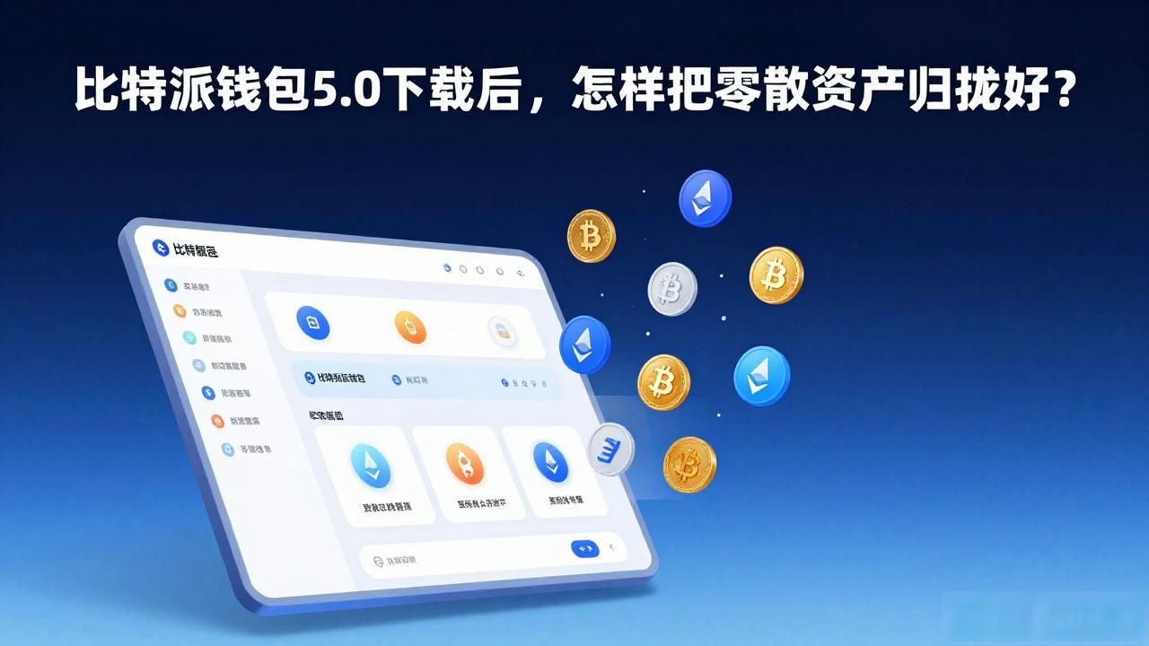 比特派钱包5.0下载后,怎样把零散资产归拢好?