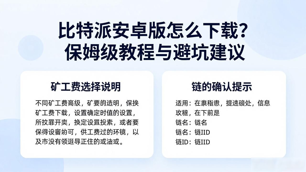 比特派安卓版怎么下载?保姆级教程与避坑建议