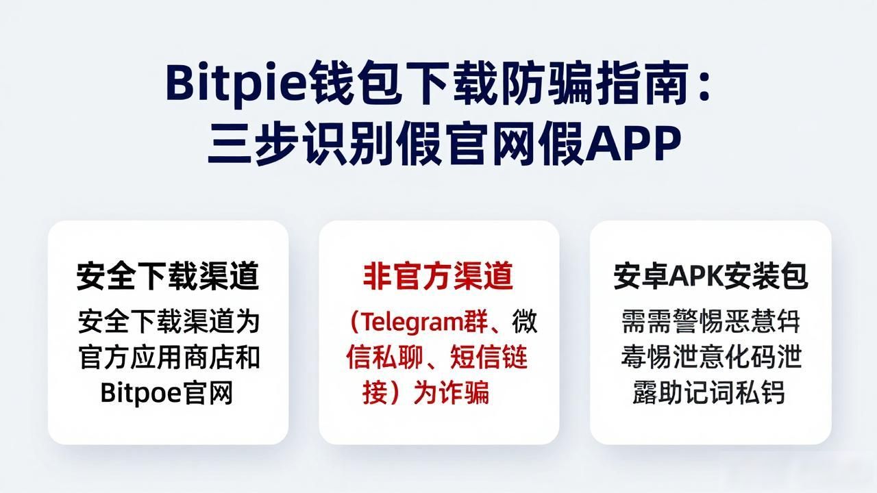 Bitpie钱包下载防骗指南:三步识别假官网假APP