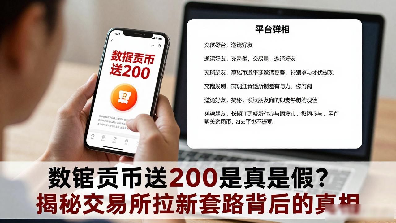 数字货币送200是真是假?揭秘交易所拉新套路背后的真相