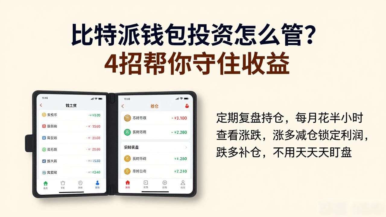比特派钱包投资怎么管?4招帮你守住收益