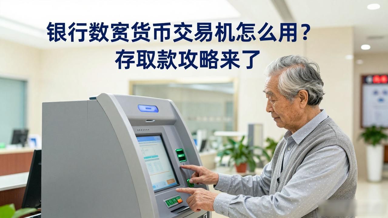 银行数字货币交易机怎么用?存取款攻略来了