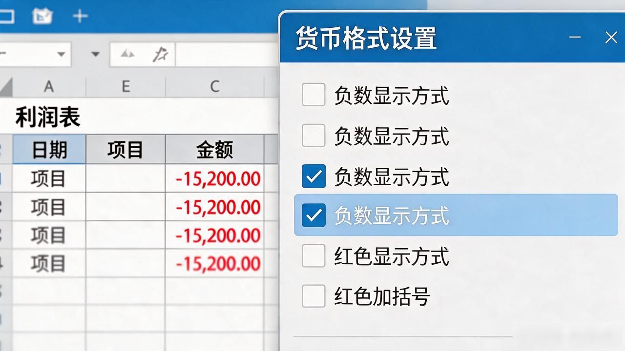 Excel里怎么把数字格式设置成货币?符号、小数位一次调到位