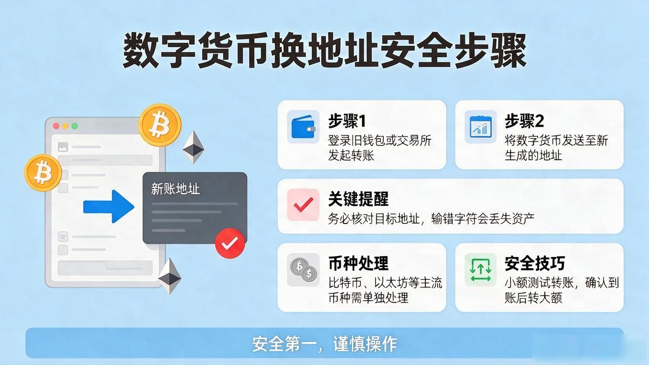 数字货币换地址全攻略:安全更换步骤详解