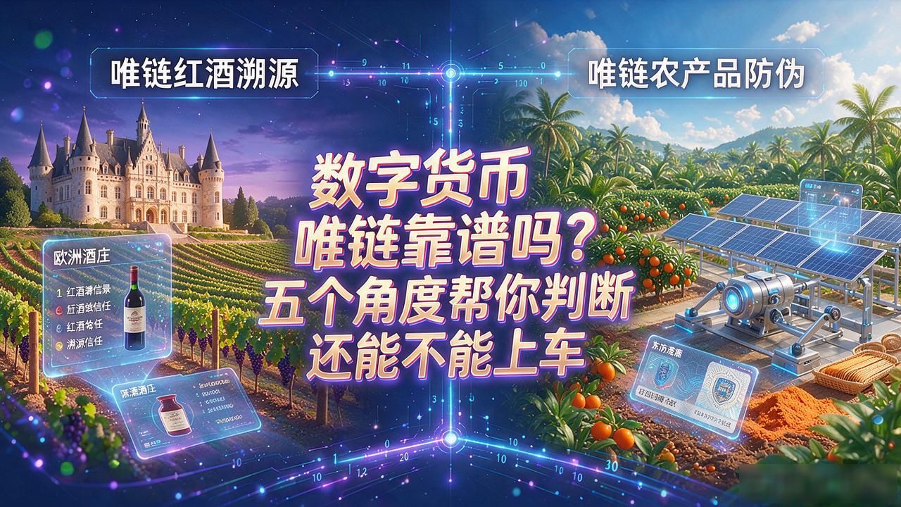 数字货币唯链靠谱吗?五个角度帮你判断还能不能上车