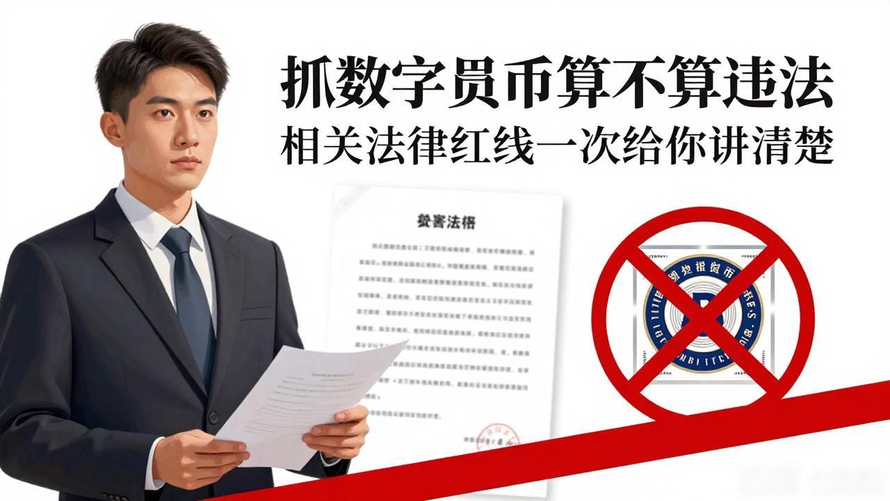 抓数字货币算不算违法 相关法律红线一次给你讲清楚