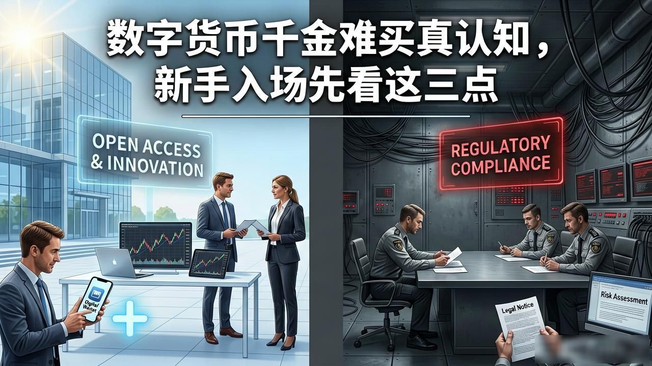 数字货币千金难买真认知,新手入场先看这三点