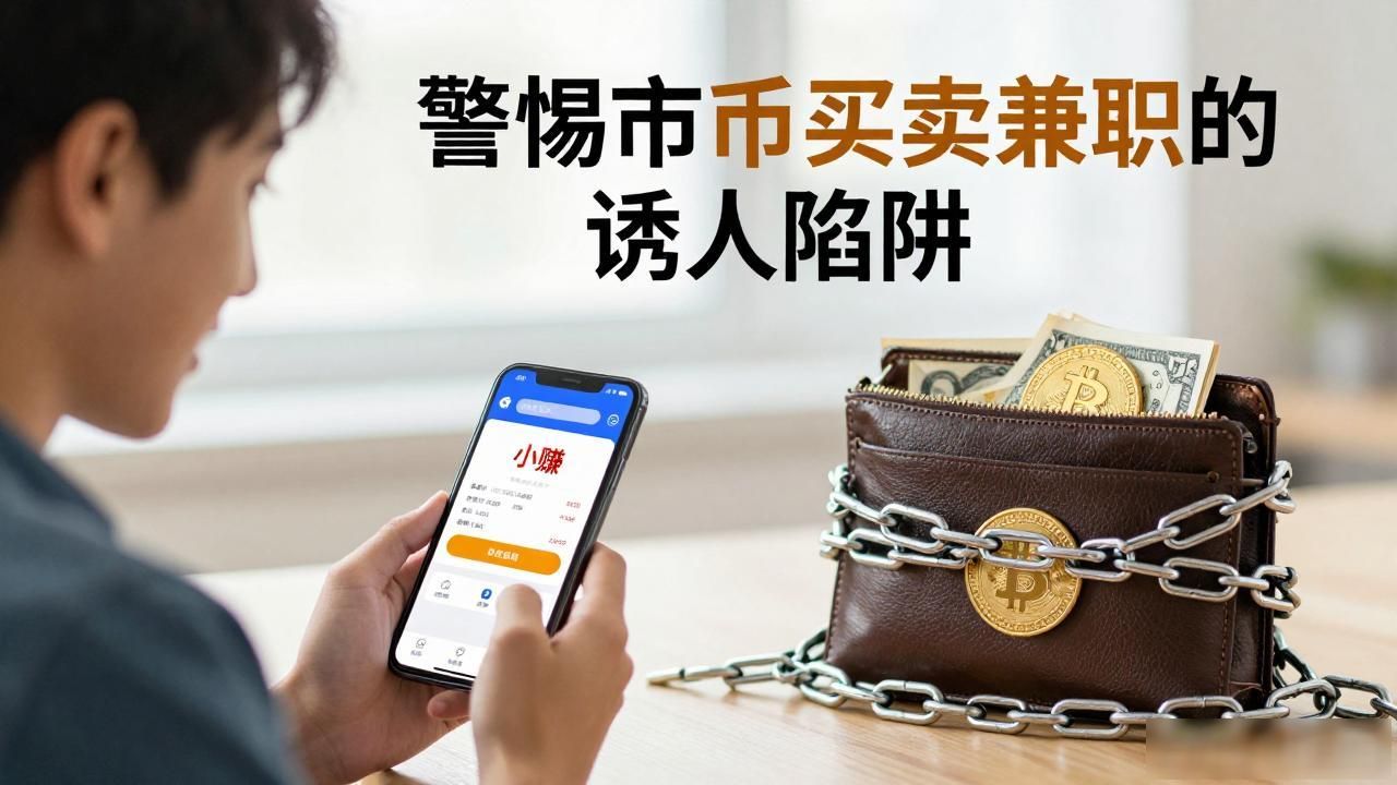 警惕数字货币买卖兼职的诱人陷阱
