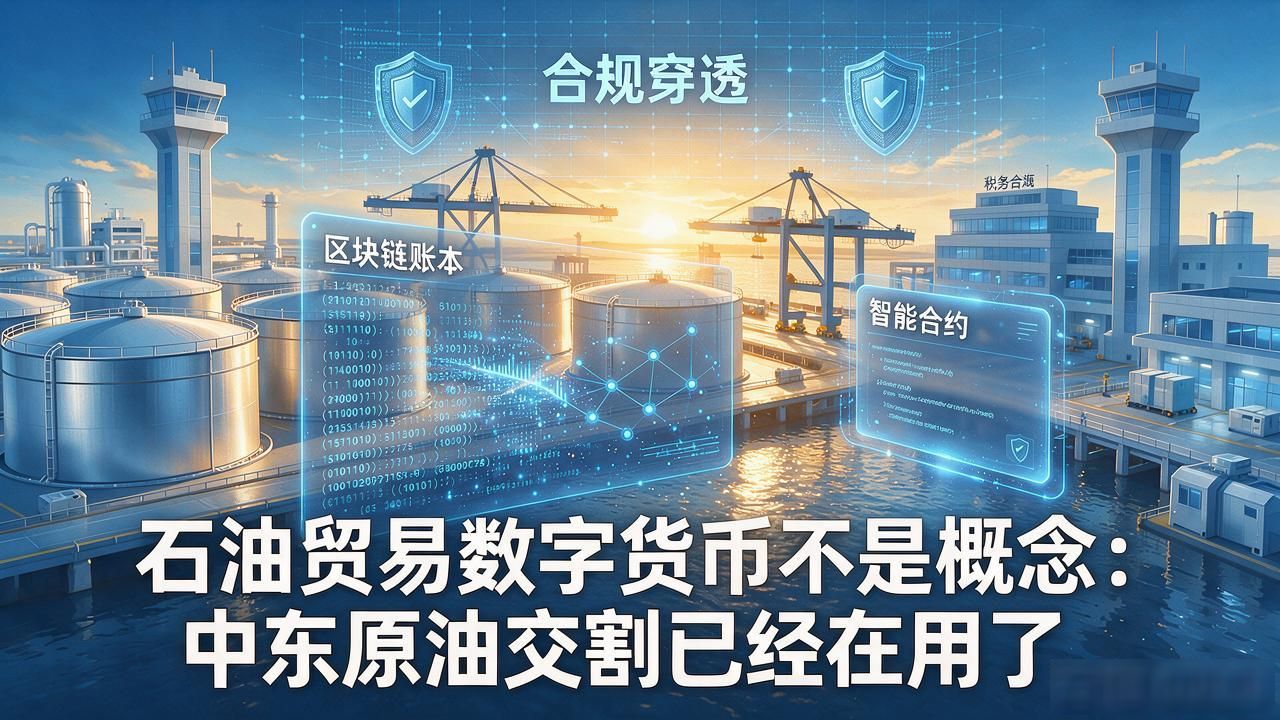 石油贸易数字货币不是概念:中东原油交割已经在用了