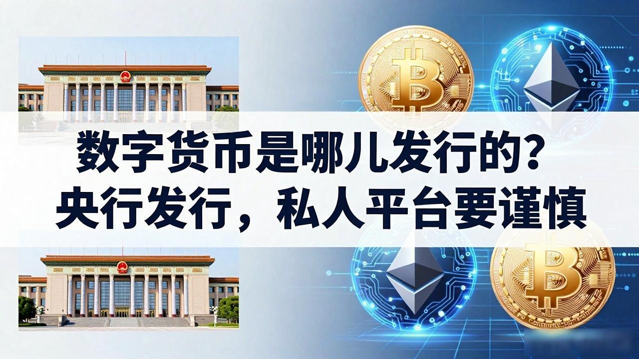 数字货币是哪儿发行的?央行发行,私人平台要谨慎