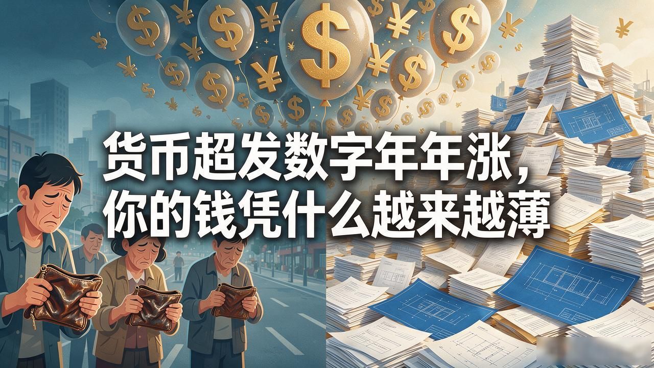 货币超发数字年年涨,你的钱凭什么越来越薄