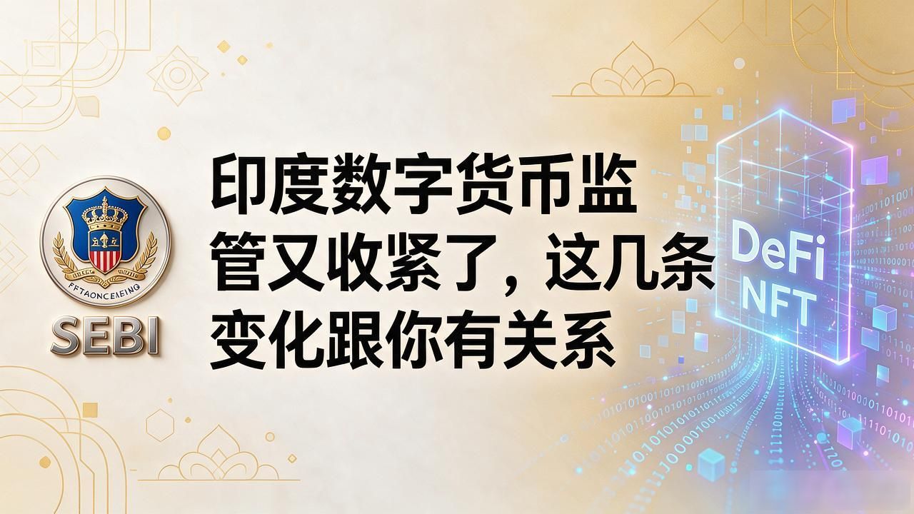 印度数字货币监管又收紧了,这几条变化跟你有关系