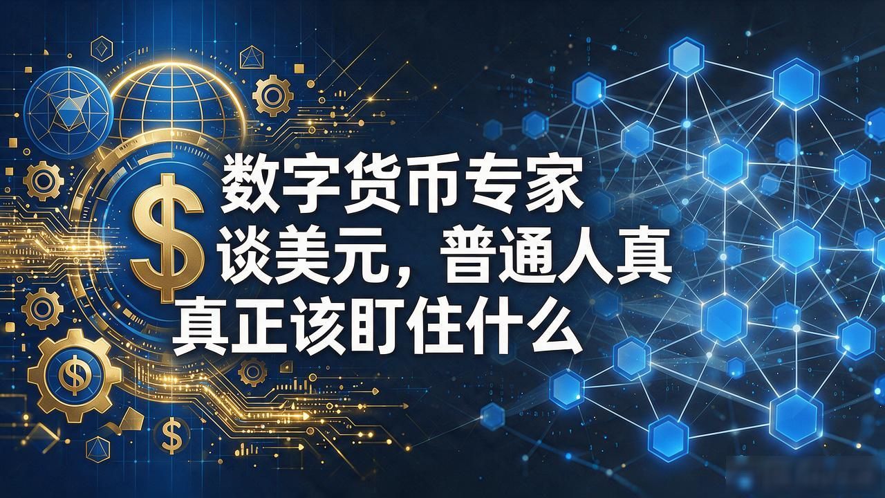 数字货币专家谈美元,普通人真正该盯住什么