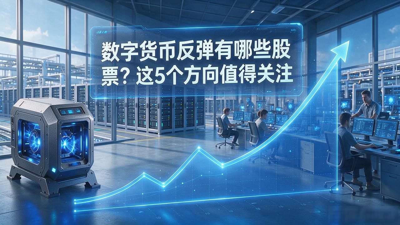 数字货币反弹有哪些股票?这5个方向值得关注