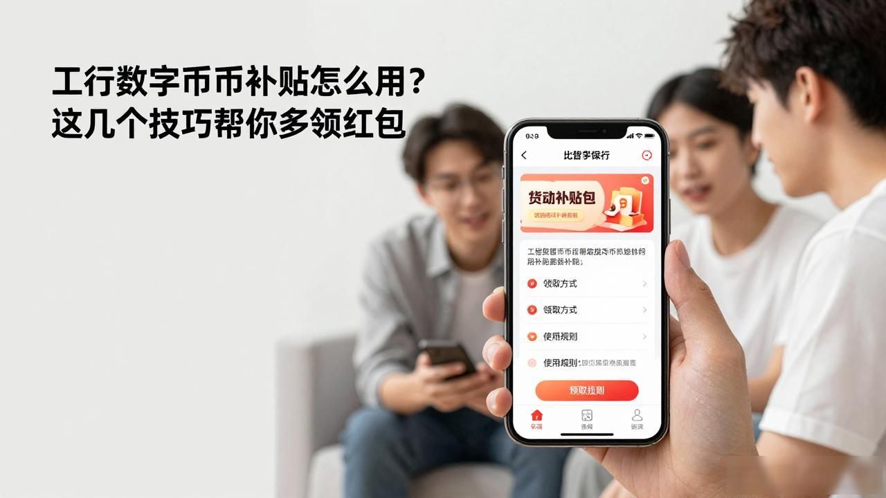工行数字货币补贴怎么用?这几个技巧帮你多领红包
