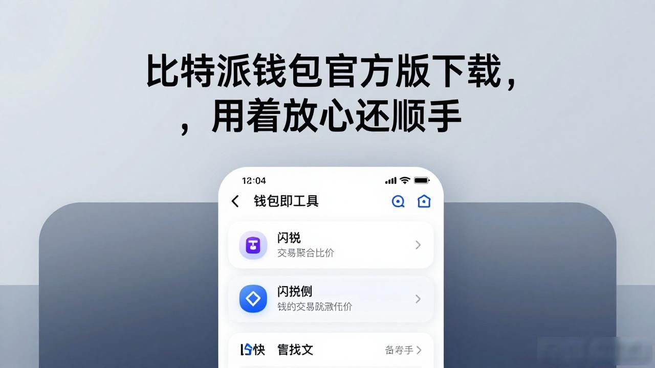 比特派钱包官方版下载,用着放心还顺手